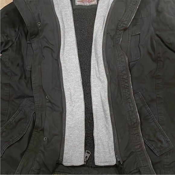 Levi’s Black Utility Jacket Large - Picture 8 of 11